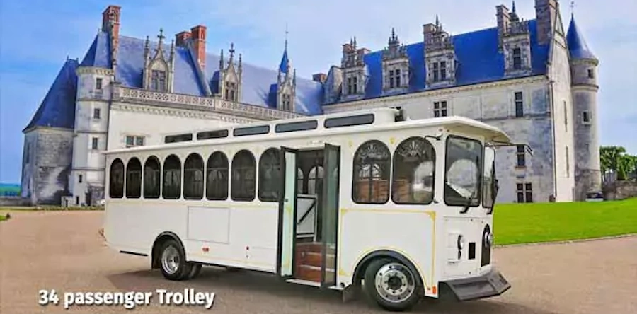 White Wedding Trolley