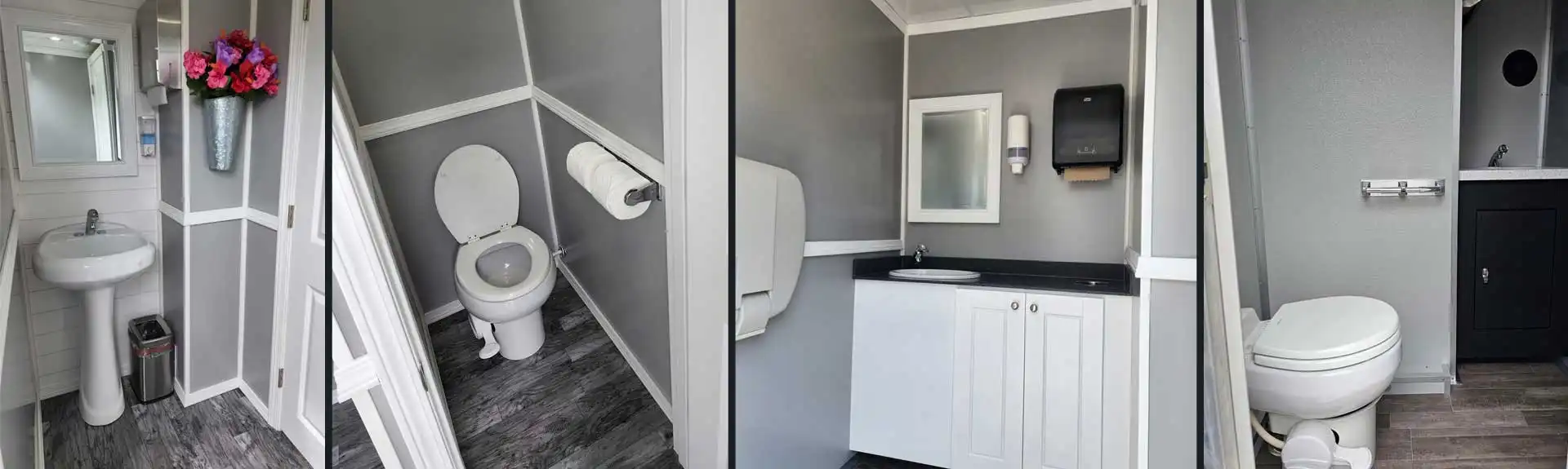 Restroom Trailer Rental for  weddings, your event